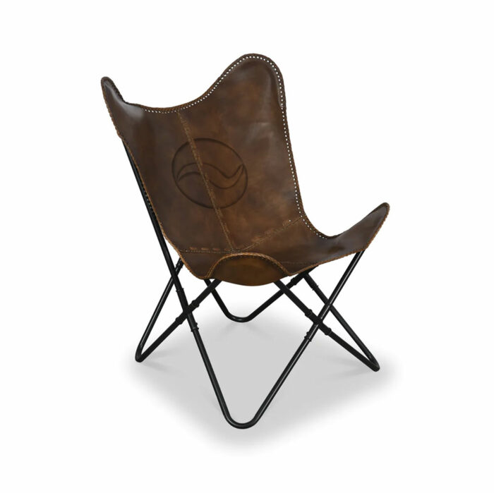 Embossed Logo Butterfly Chair