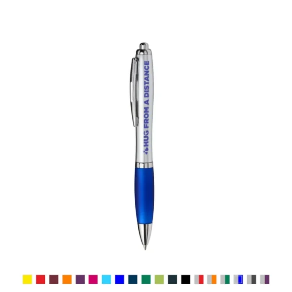 Curvy ballpoint pen