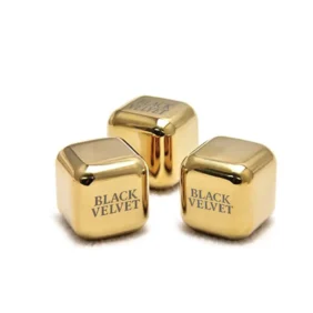 Custom Logo Gold Ice Cubes for Drinks