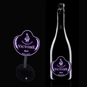 Custom-made LED bottle stickers