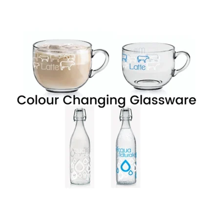 Custom Printed Colour Changing Glassware
