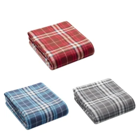 Squared Pattern Fleece Blanket