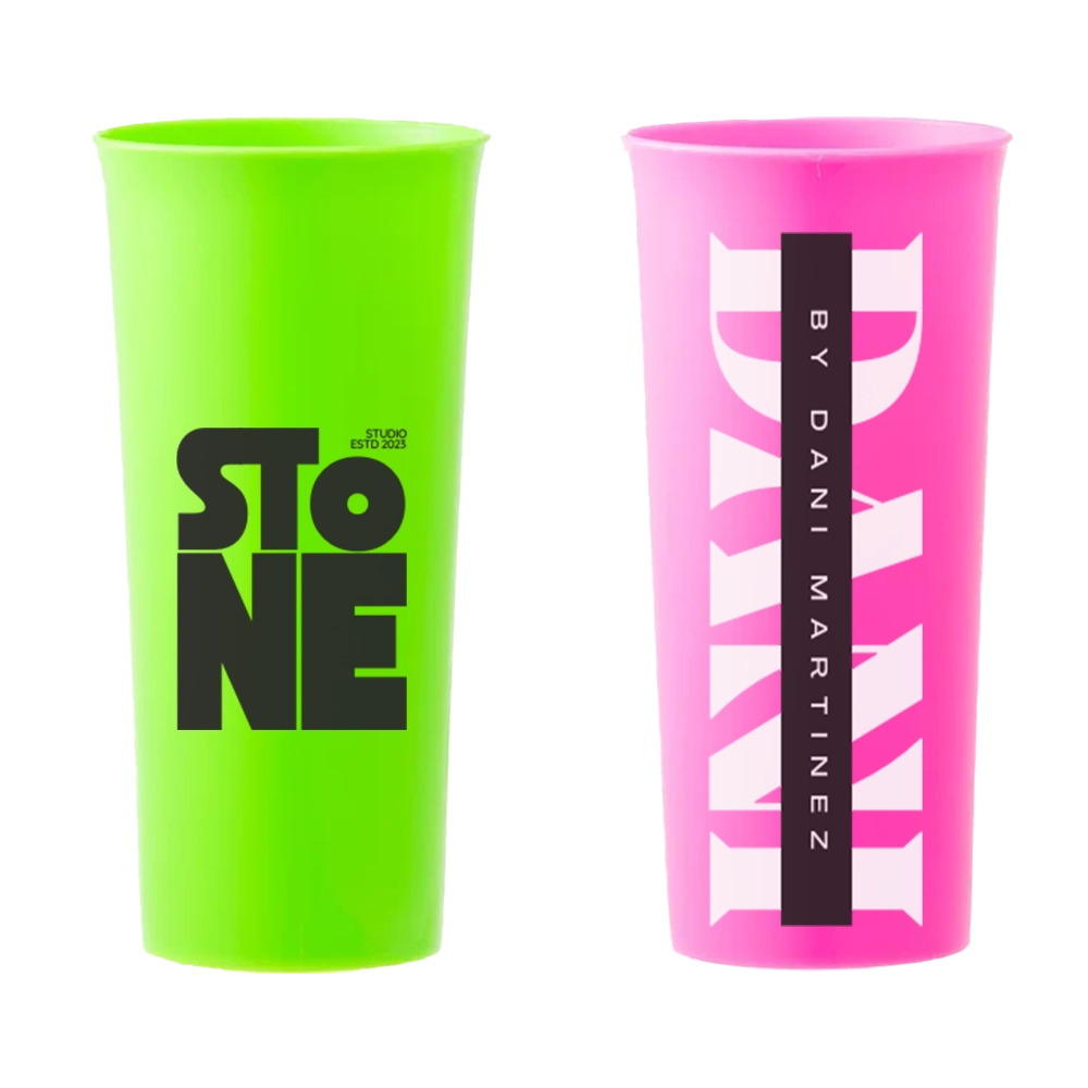 Custom plastic hi-ball cups