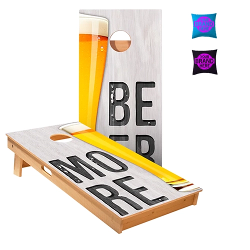 Custom Cornhole Game Full Colour Printed Example