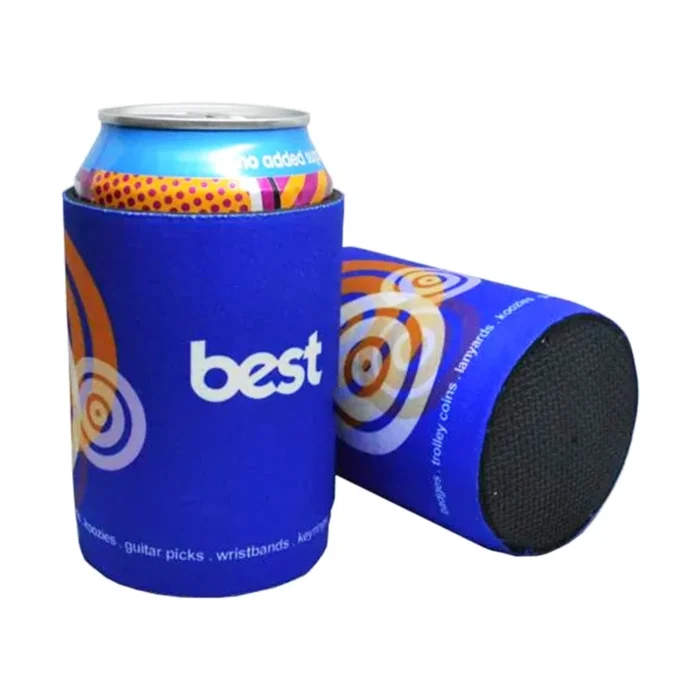 Solid Base Neoprene Can Cooler with Custom Logo