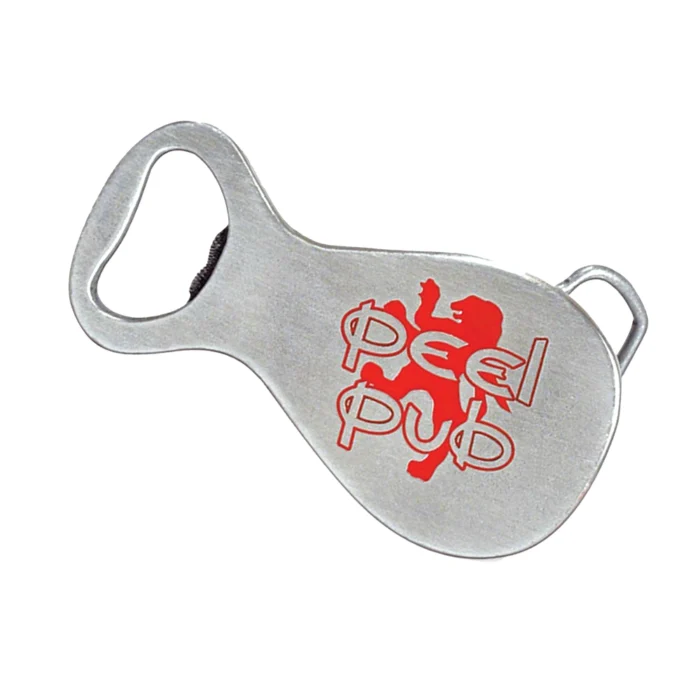 Custom printed belt buckle bottle opener