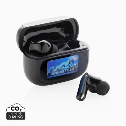 Airtune noise cancelling earbuds with touchscreen