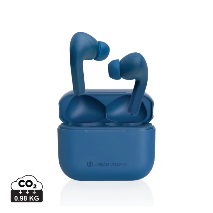 Custom-Branded Urban Vitamin ANC Earbuds in Blue