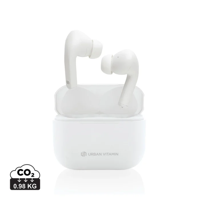 Custom-Branded Urban Vitamin ANC Earbuds in White