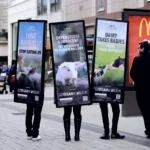 LED Illuminated Human Billboards Examples