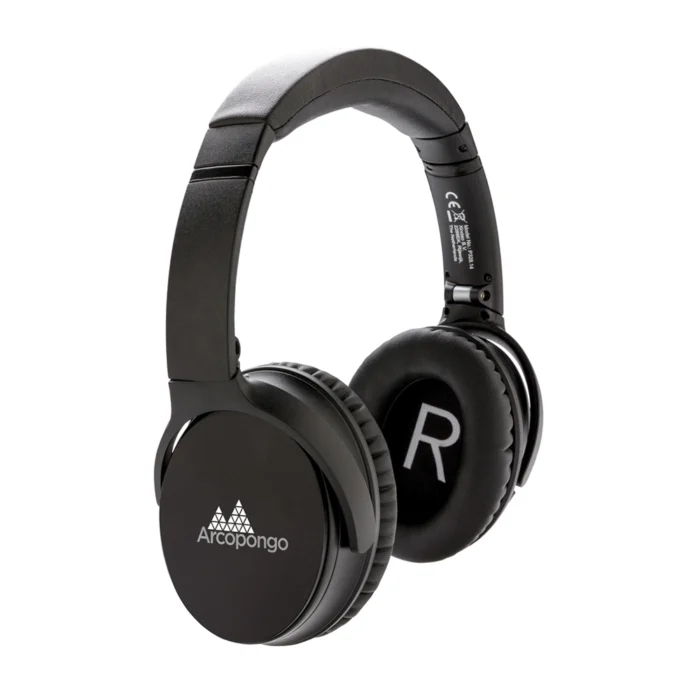 Swiss Peak Active Noise Cancellation Headphones with Custom Logo