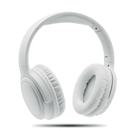 White active noise cancelling headphones