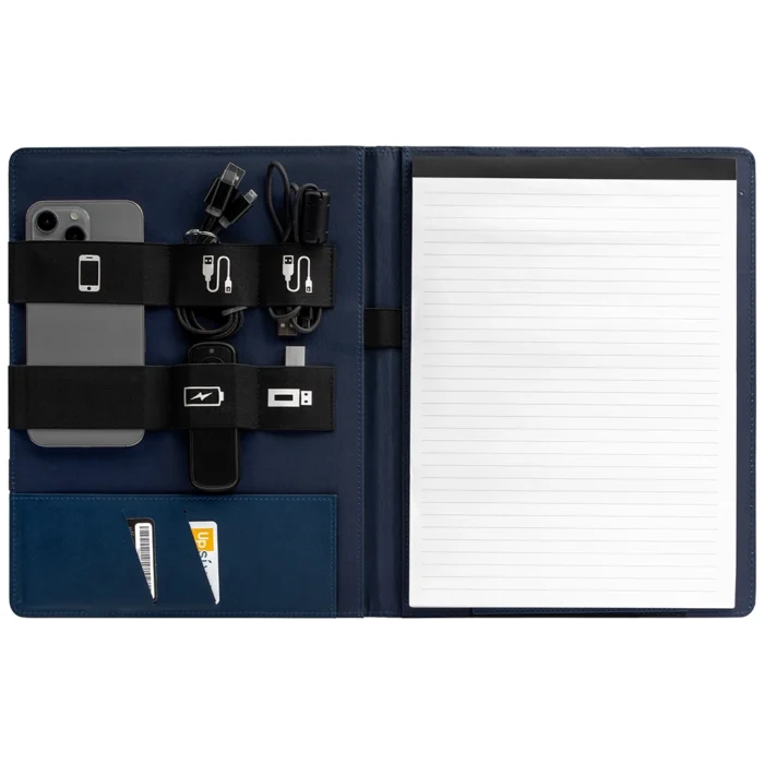 Coastal Threads Repreve Tech Organiser Padfolio - A4 - Inside Image