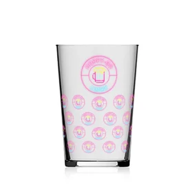 Low Profile Conical Pint Glass