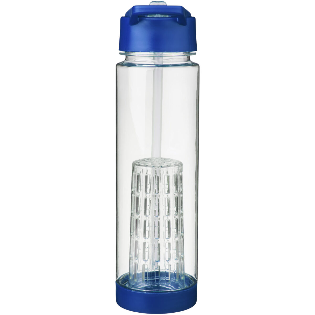 Tutti-frutti 740 ml Tritan™ infuser sport bottle – Transparent back view