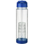 Tutti-frutti 740 ml Tritan™ infuser sport bottle – Transparent back view