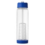 Tutti-frutti 740 ml Tritan™ infuser sport bottle – Transparent front view