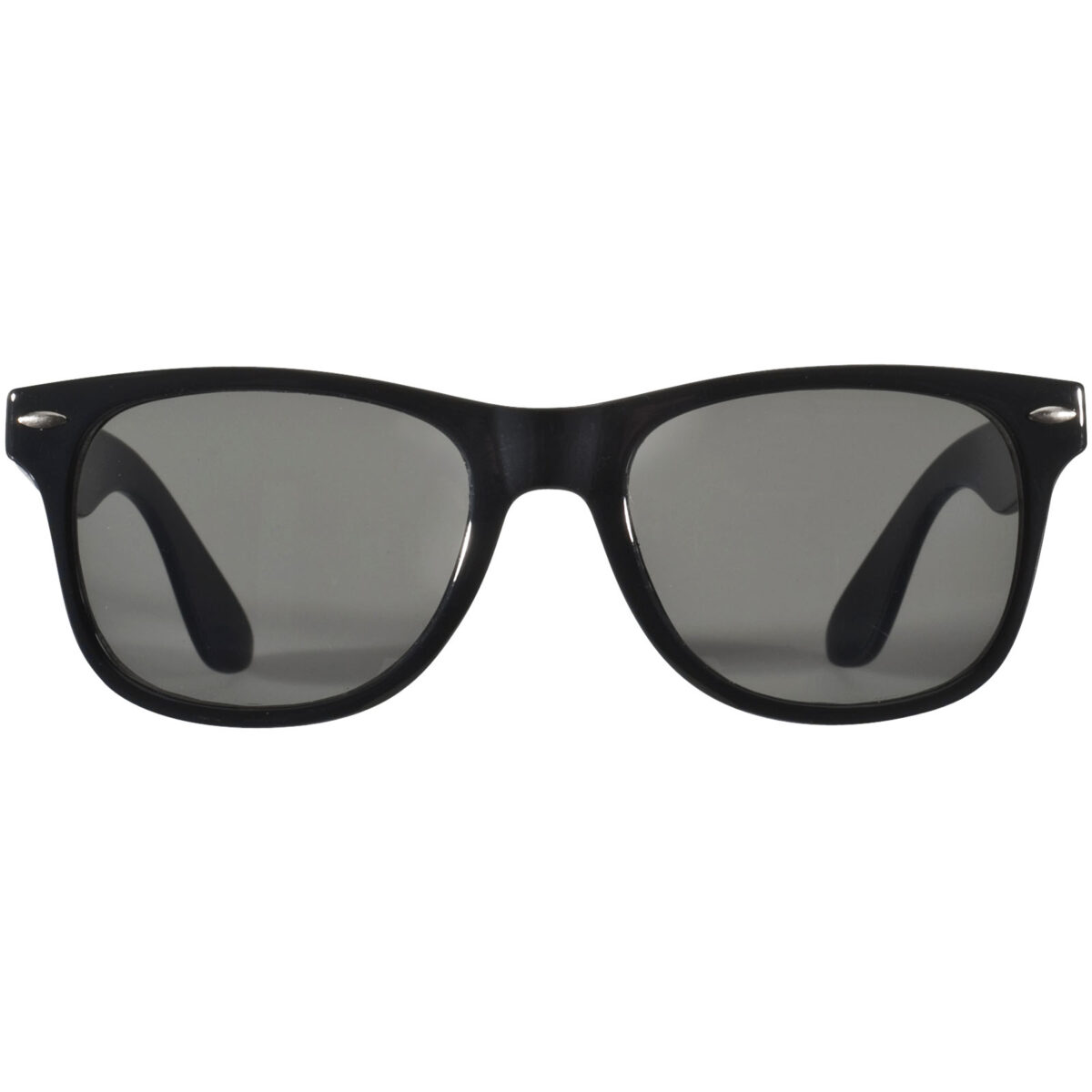 Sun Ray sunglasses – Solid black front view