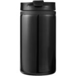 Mojave 250 ml insulated tumbler – Solid black front view