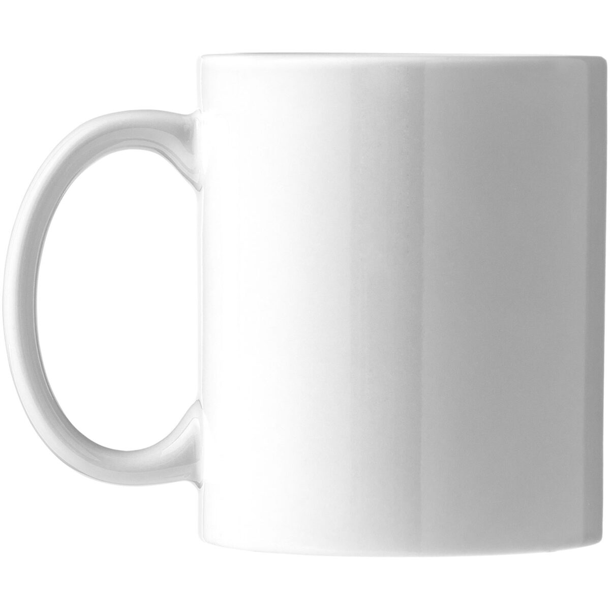 Bahia 330 ml ceramic mug – White back view