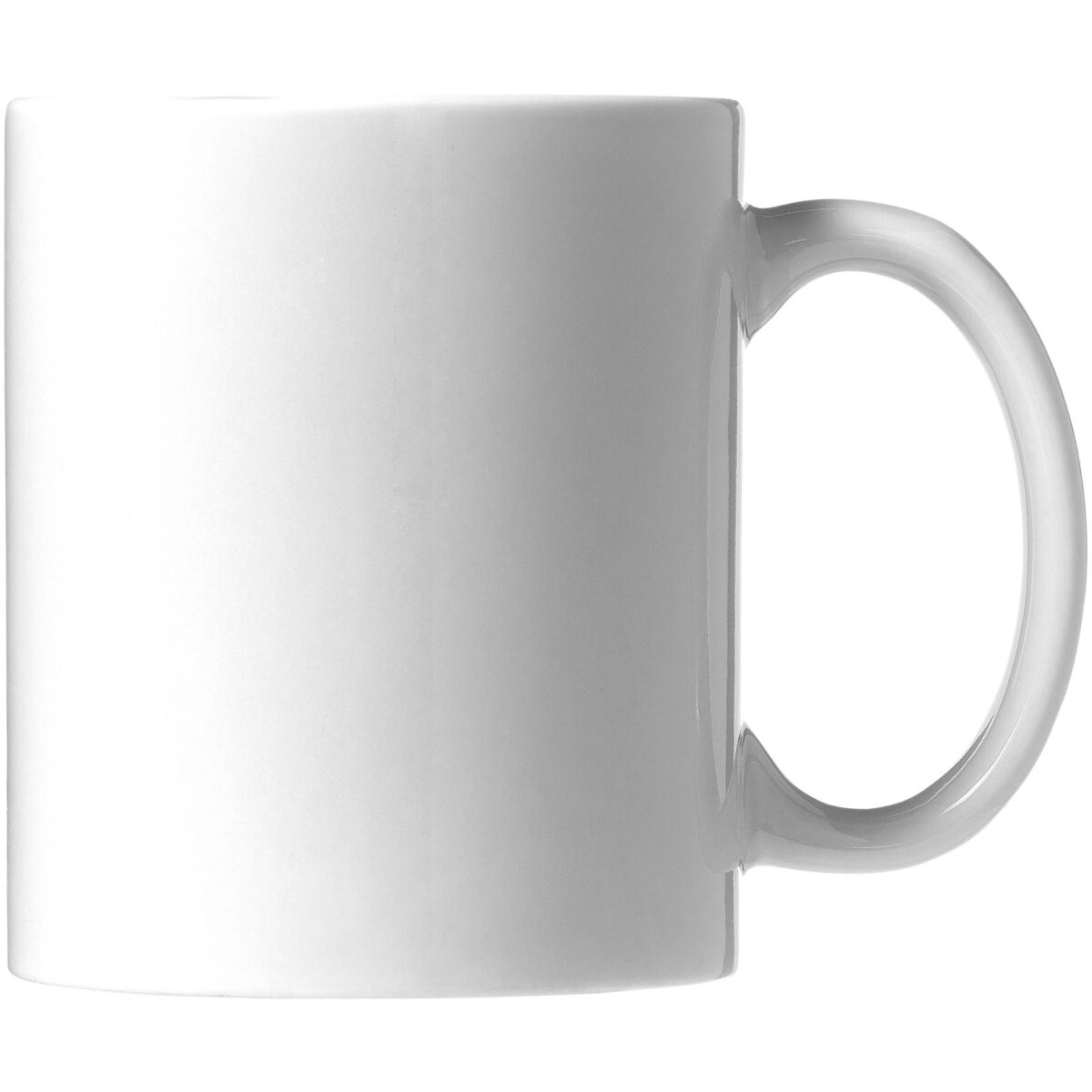 Bahia 330 ml ceramic mug – White front view