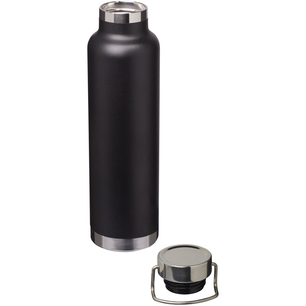 Thor 650 ml copper vacuum insulated sport bottle – Solid black extra view