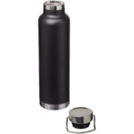 Thor 650 ml copper vacuum insulated sport bottle – Solid black extra view