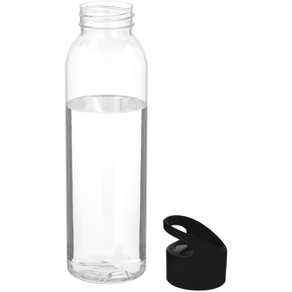 Sky 650 ml Tritan™ colour-pop water bottle – Solid black extra view