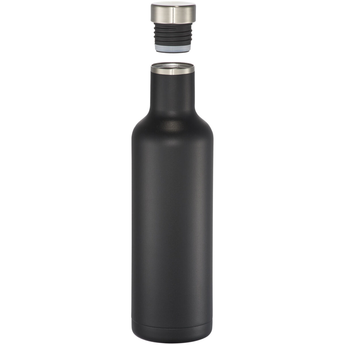 Pinto 750 ml copper vacuum insulated bottle – Solid black extra view