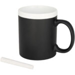 Chalk-write 330 ml ceramic mug – White extra view