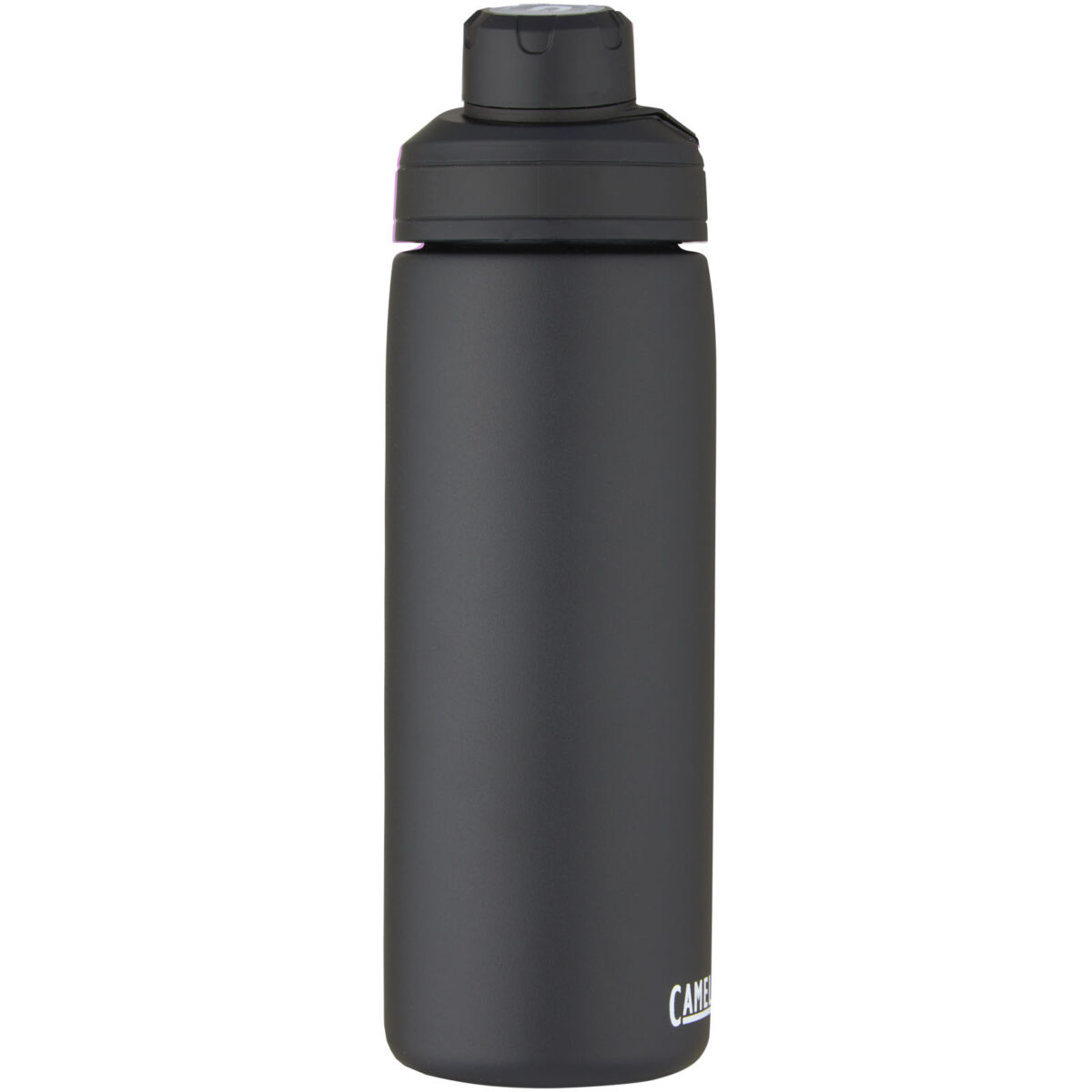CamelBak® Chute® Mag 600 ml copper vacuum insulated bottle – Solid black front view