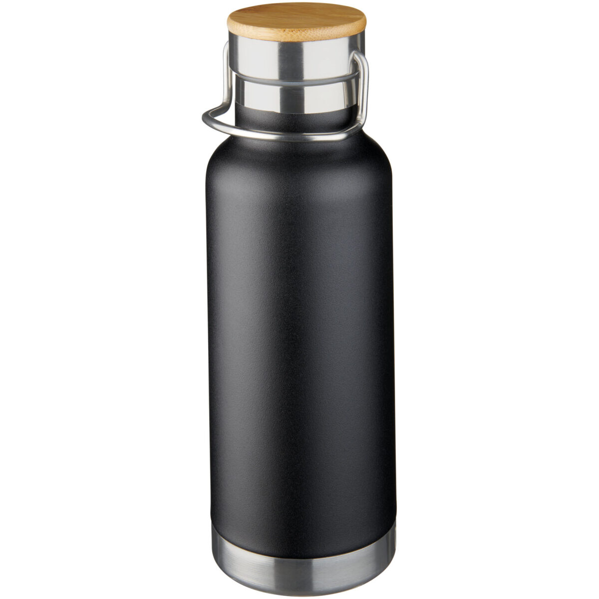 Thor 480 ml copper vacuum insulated water bottle – Solid black extra view