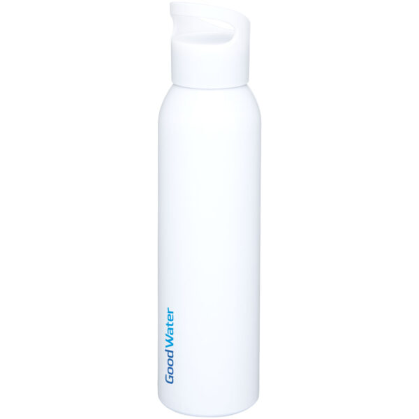 Sky 650 ml water bottle – White with logo