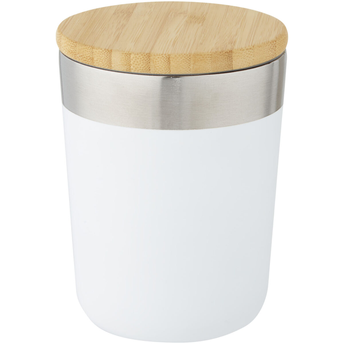 Lagan 330 ml copper vacuum insulated stainless steel tumbler with bamboo lid – White extra view