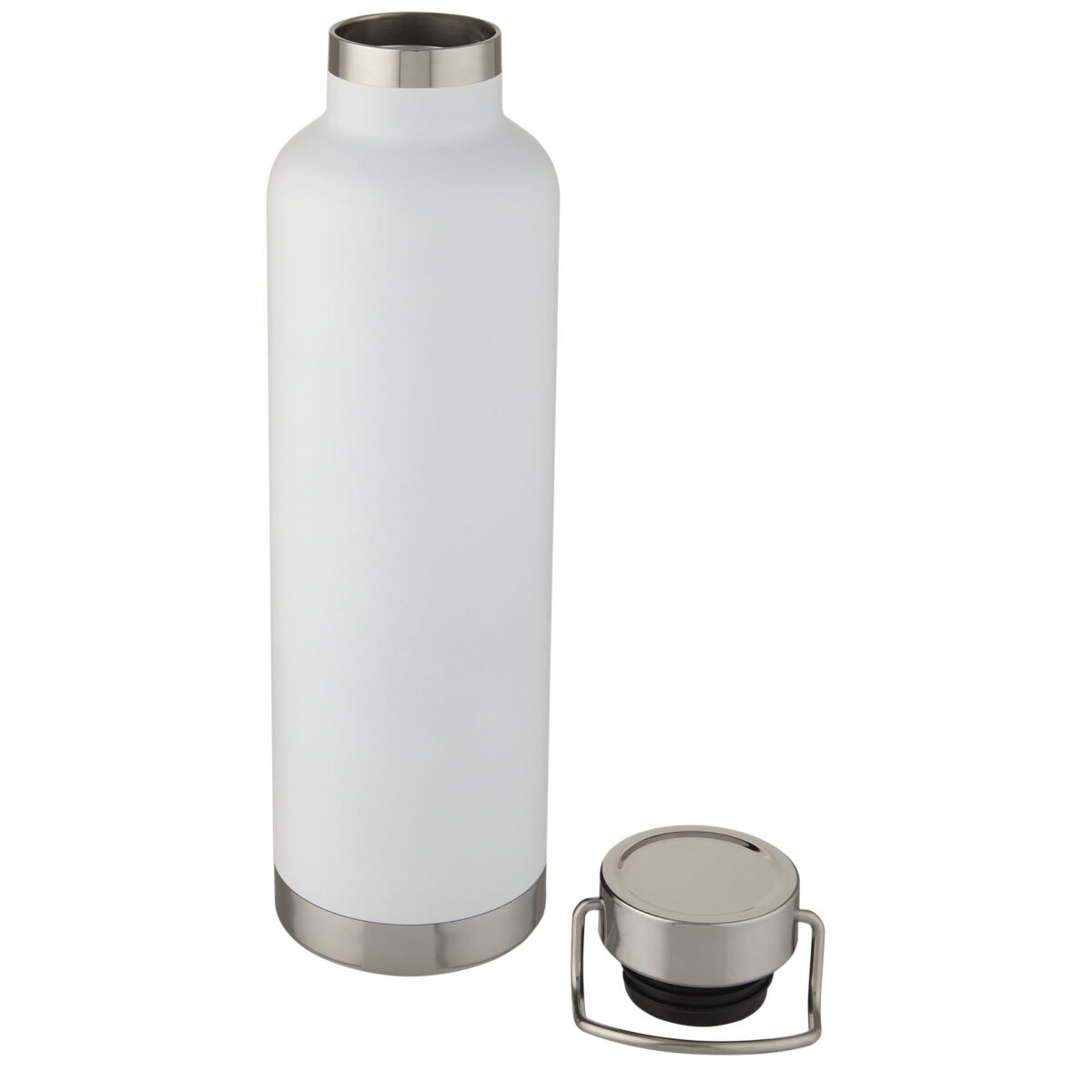 Thor 1 L copper vacuum insulated water bottle – White extra view