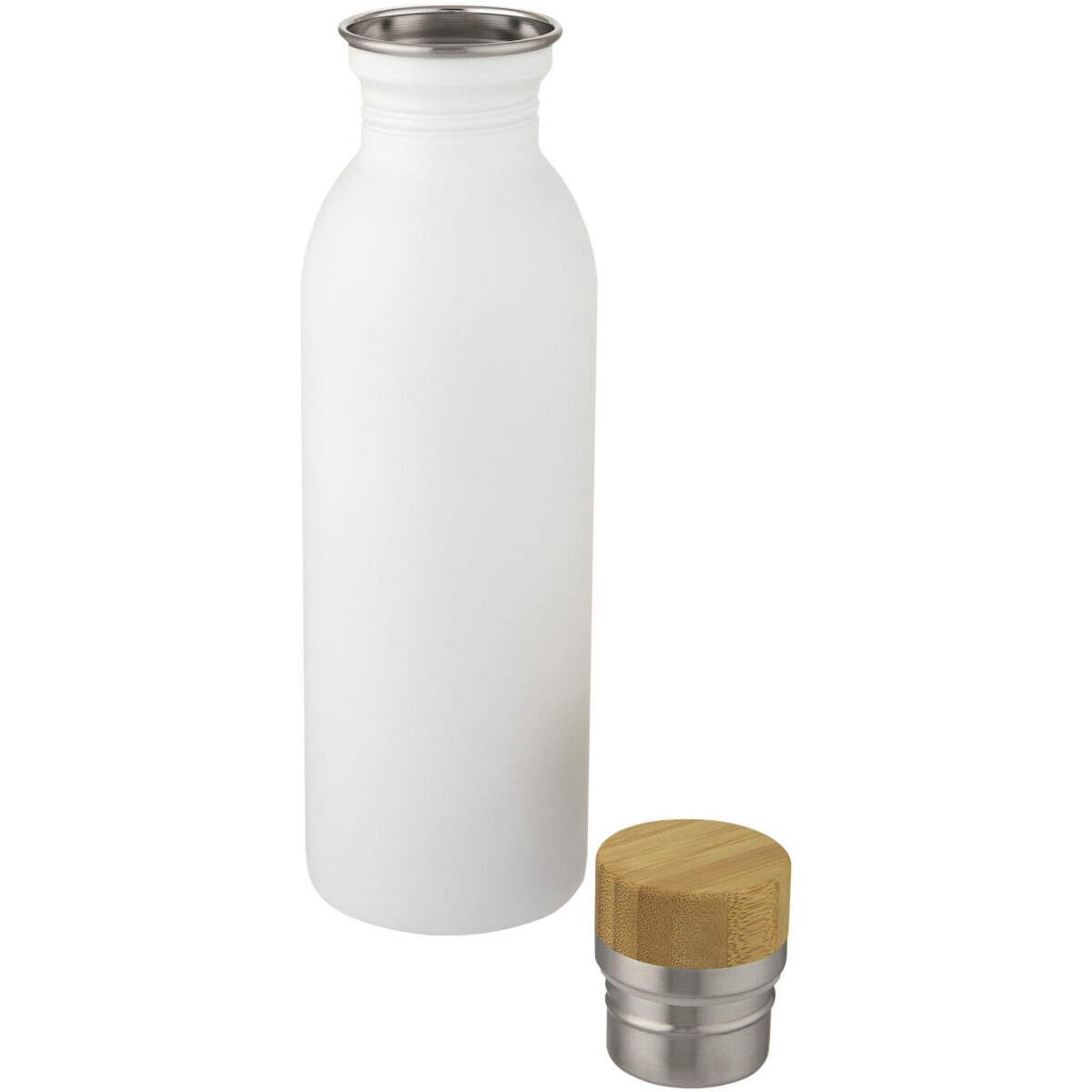 Kalix 650 ml stainless steel water bottle – White extra view