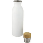 Kalix 650 ml stainless steel water bottle – White extra view