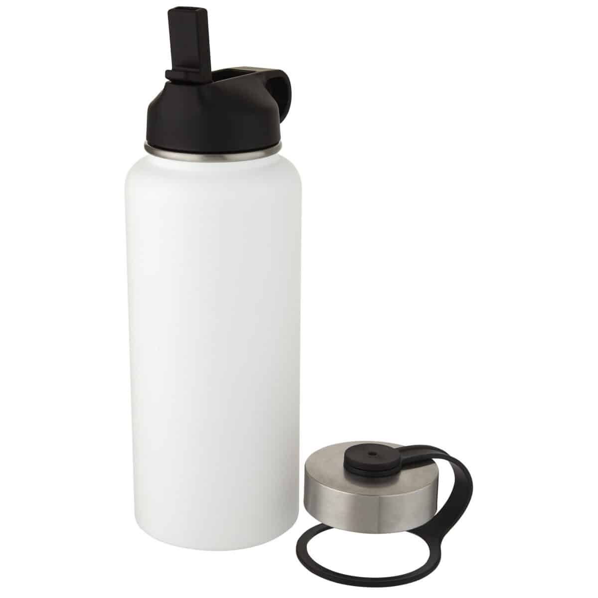 Supra 1 L copper vacuum insulated sport bottle with 2 lids – White extra view