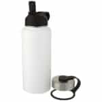 Supra 1 L copper vacuum insulated sport bottle with 2 lids – White extra view