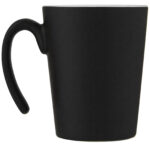 Oli 360 ml ceramic mug with handle – White back view
