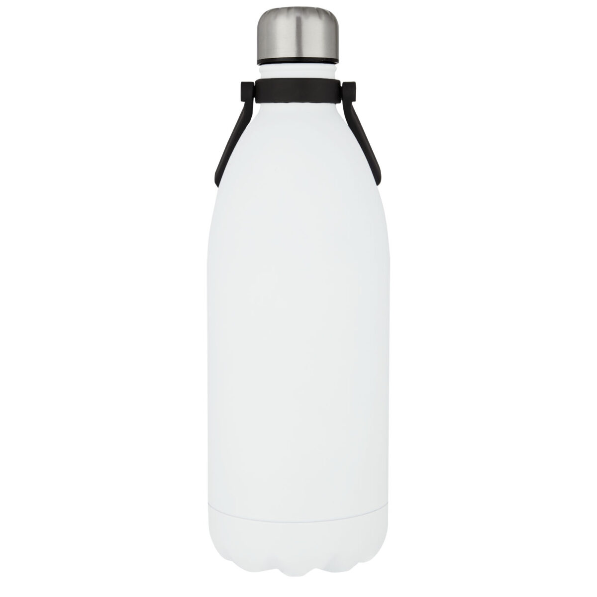 Cove 1.5 L vacuum insulated stainless steel bottle – White front view