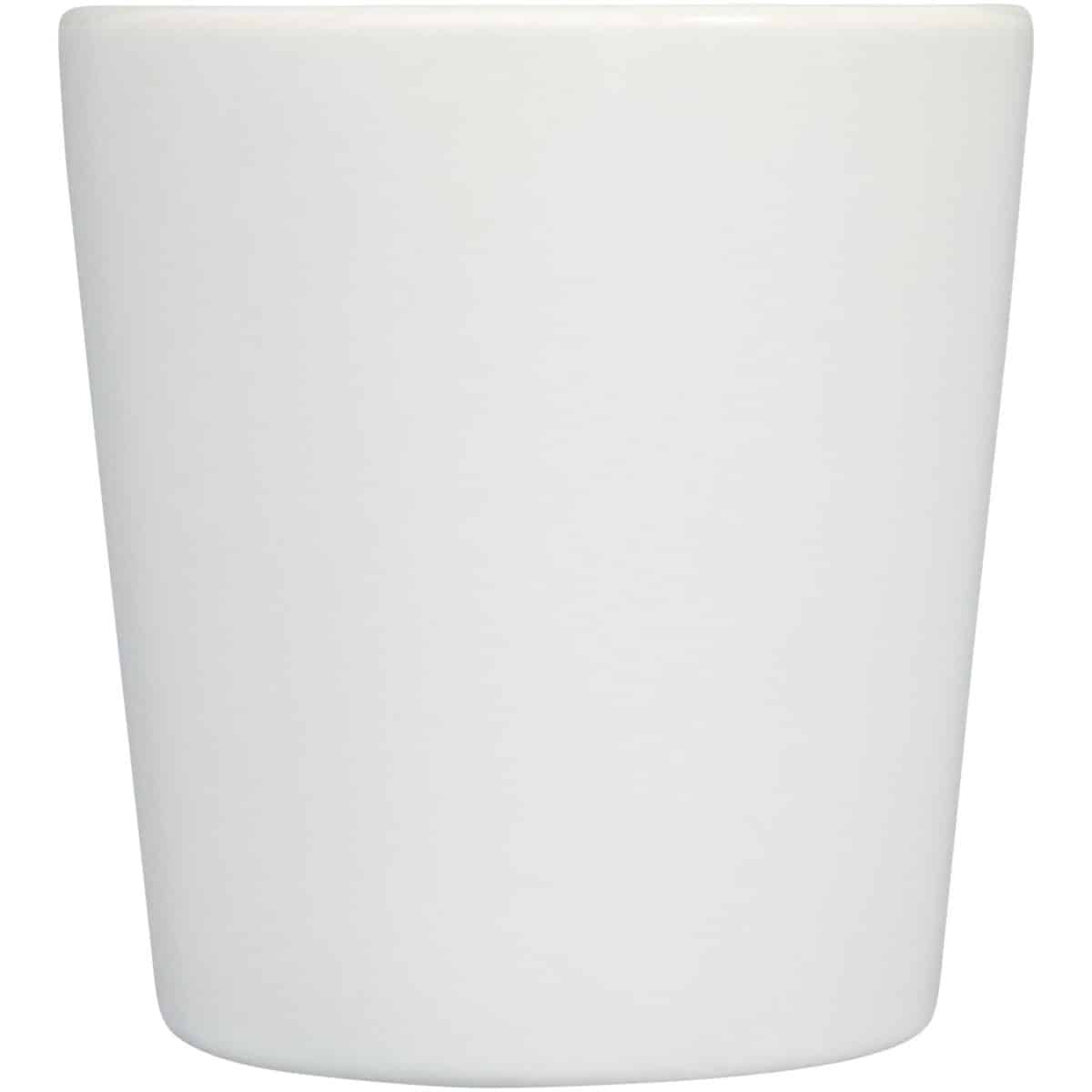 Ross 280 ml ceramic mug – White front view