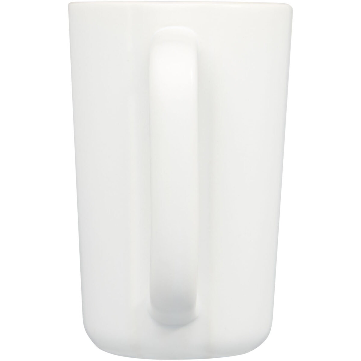 Perk 480 ml ceramic mug – White back view