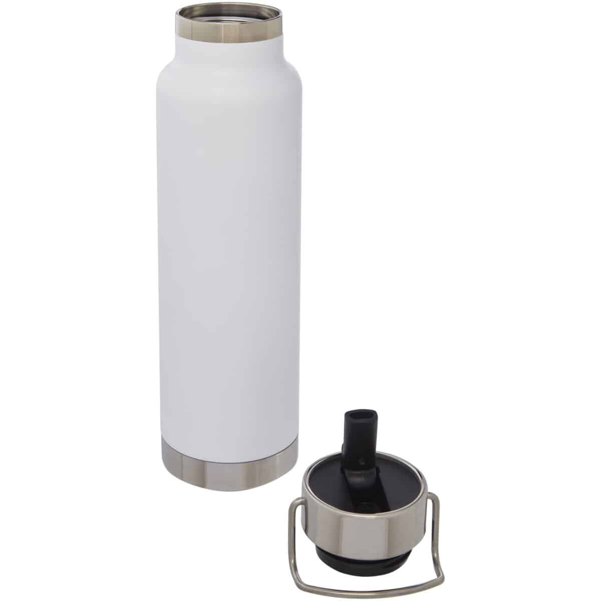 Thor 750 ml copper vacuum insulated sport bottle – White extra view