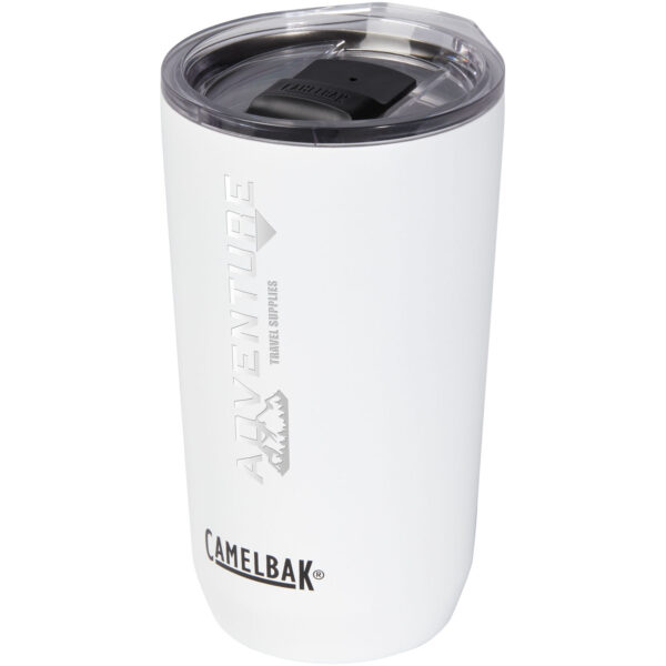 CamelBak® Horizon 500 ml vacuum insulated tumbler – White with logo