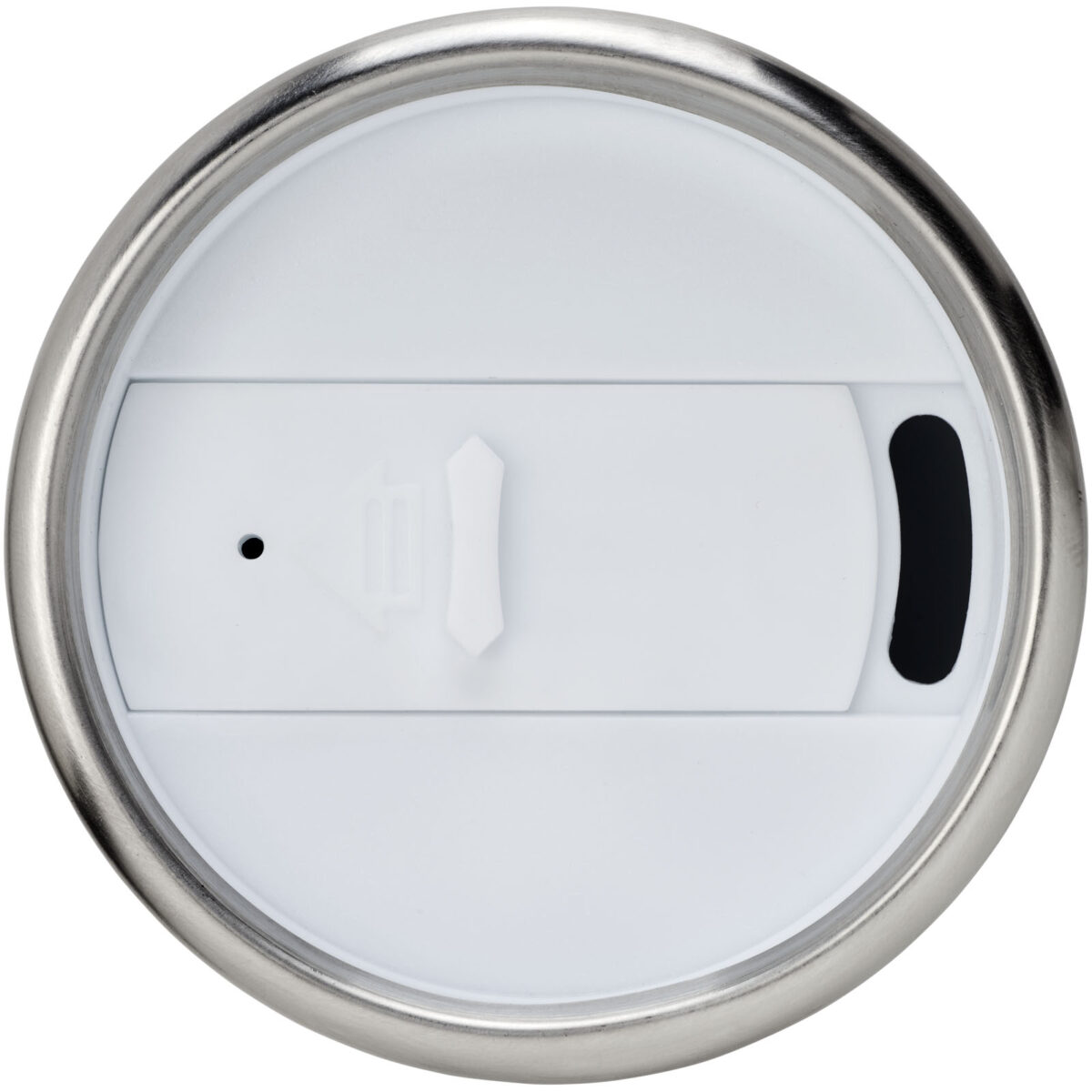 Elwood 410 ml RCS certified recycled stainless steel insulated tumbler – White extra view