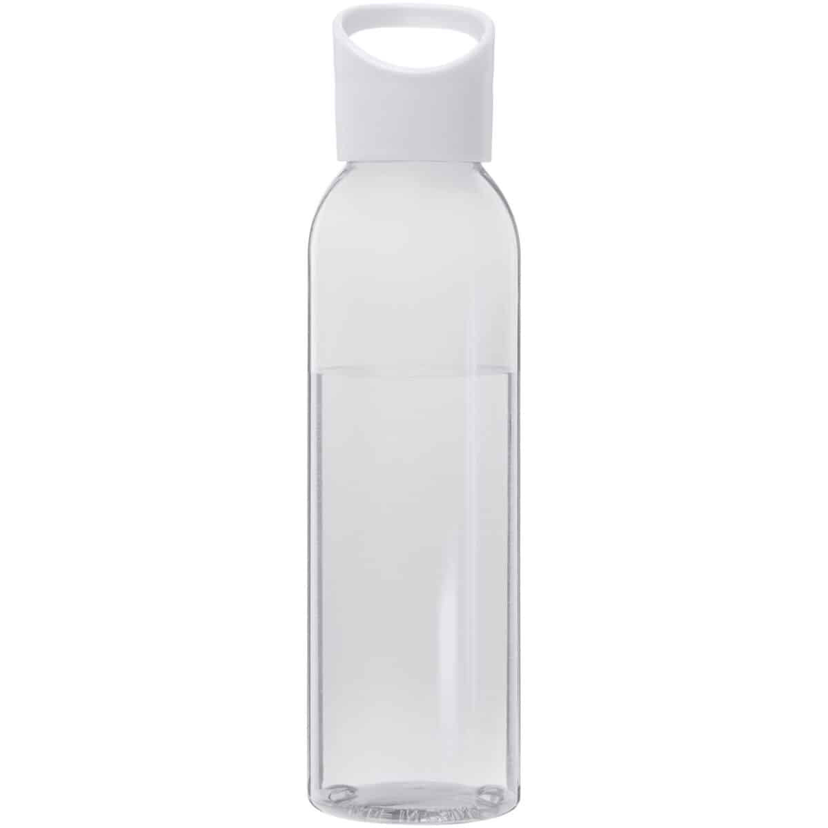 Sky 650 ml recycled plastic water bottle – White back view