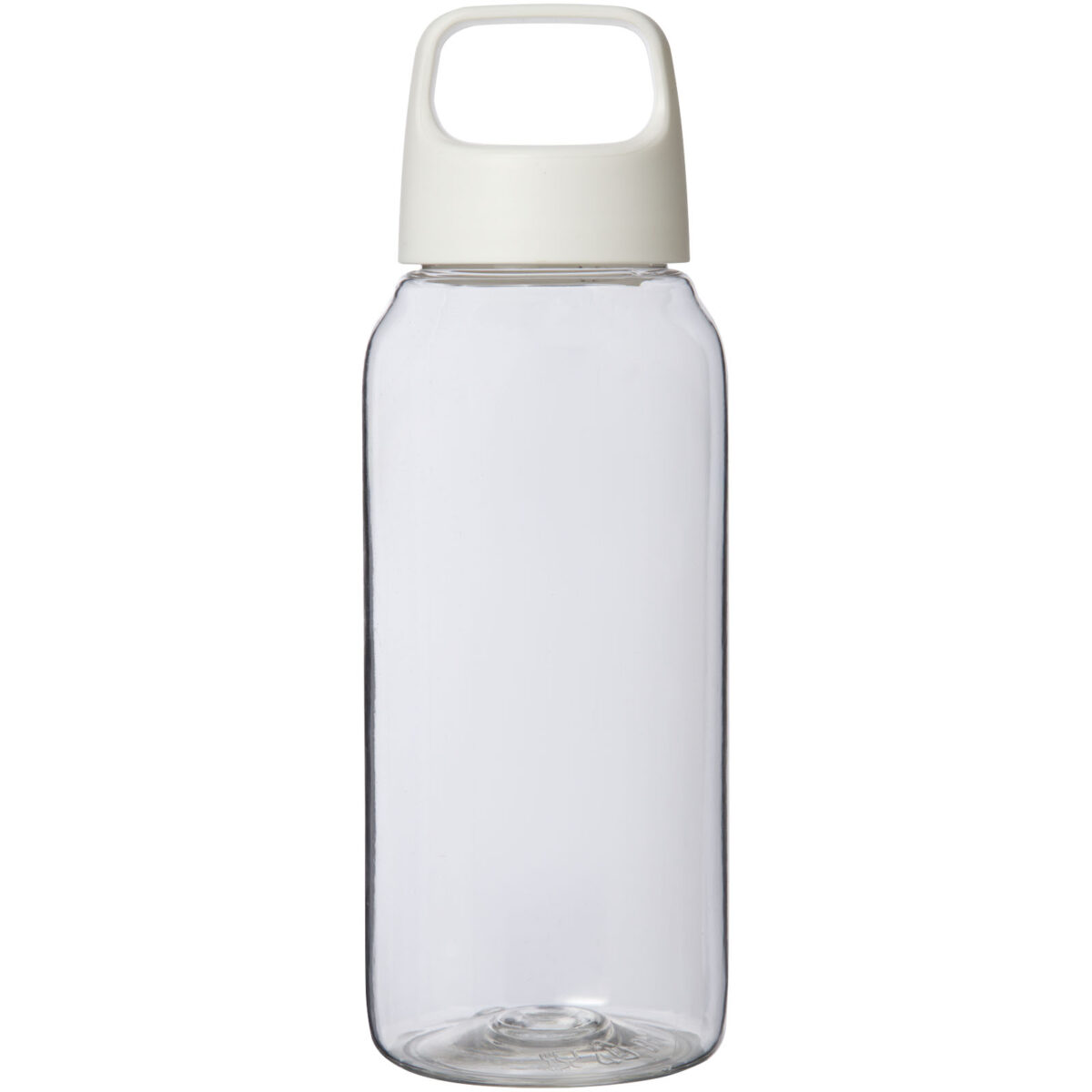 Bebo 500 ml recycled plastic water bottle – White front view
