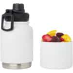 Dupeca 840 ml RCS certified stainless steel insulated sport bottle – White extra view