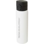 Sika 450 ml RCS certified recycled stainless steel insulated flask – White with logo